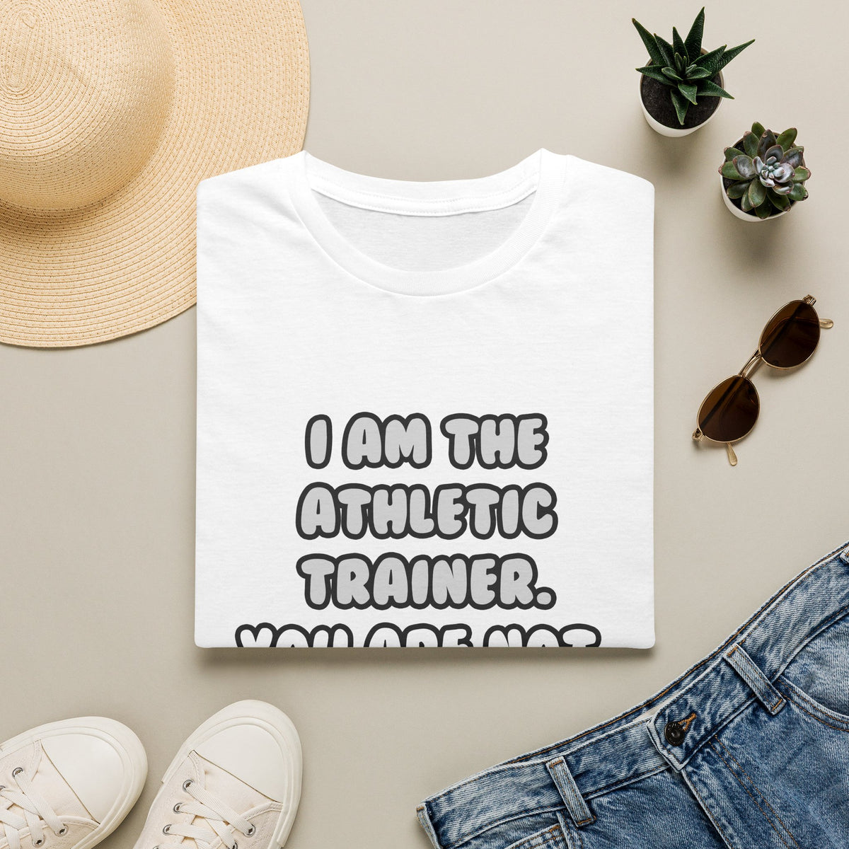 Deal With It ... Funny Athletic Trainer - Unisex Softstyle T-Shirt