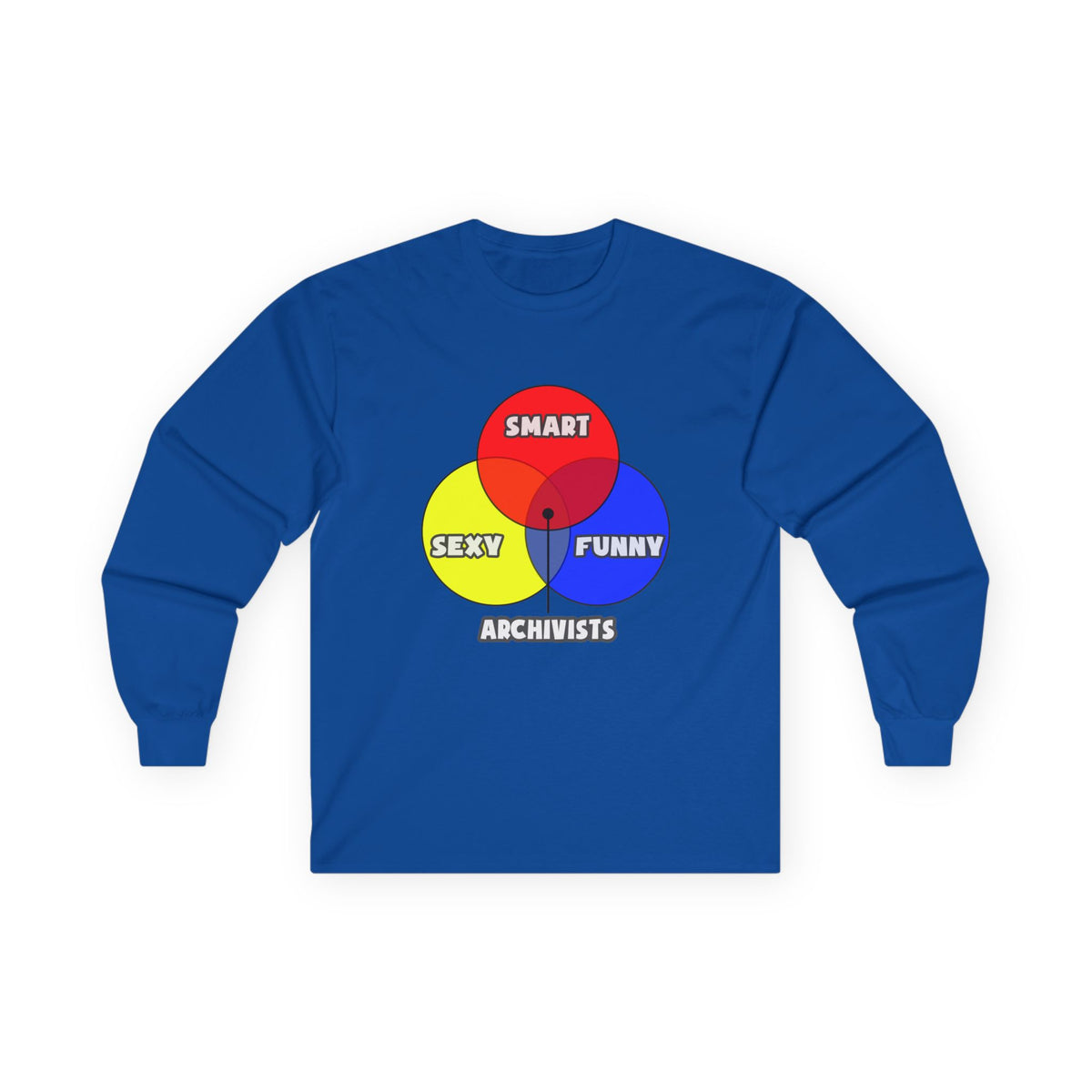 Venn Diagram .. Archivists - Unisex Ultra Cotton Long Sleeve Tee