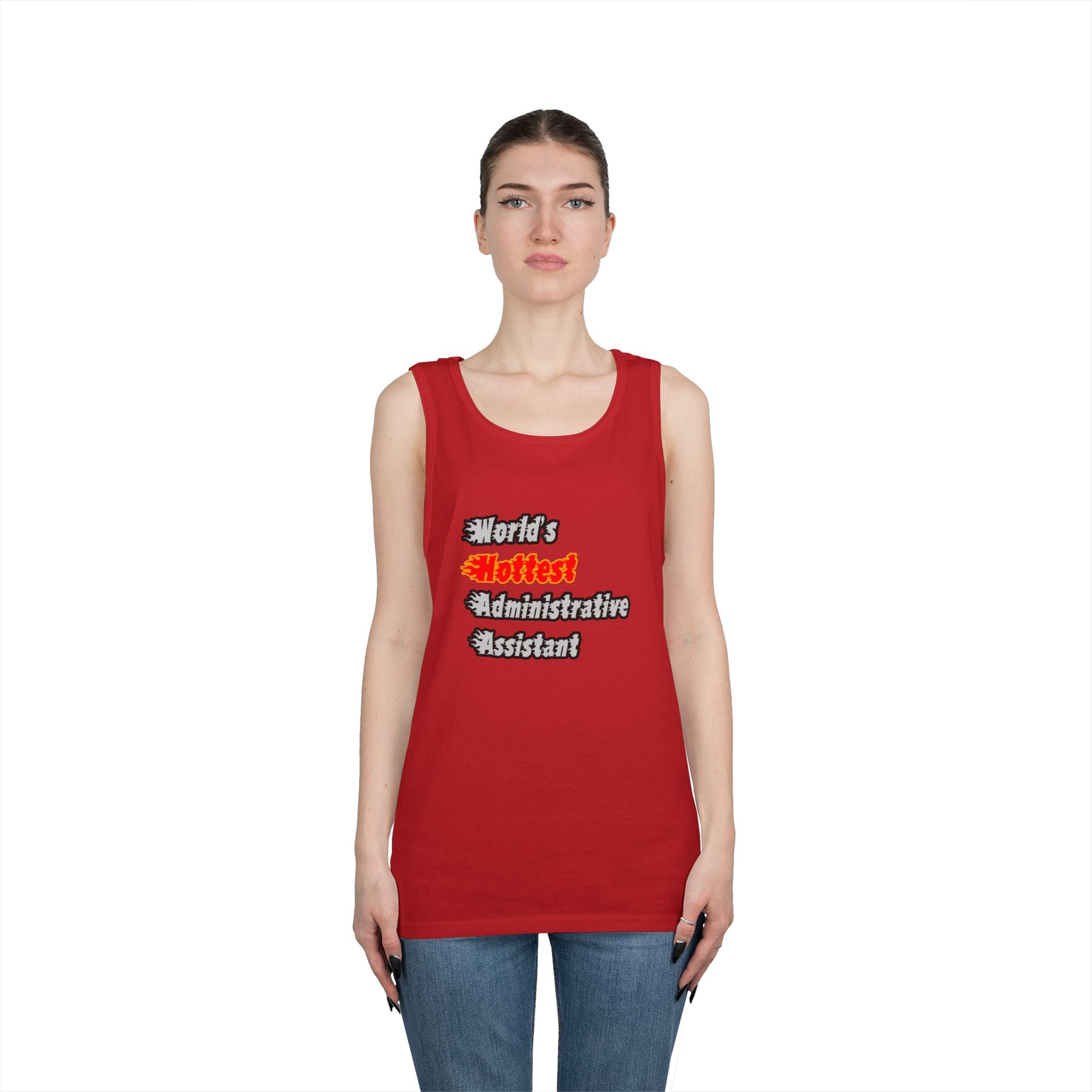World's Hottest Administrative Assistant - Unisex Heavy Cotton Tank Top