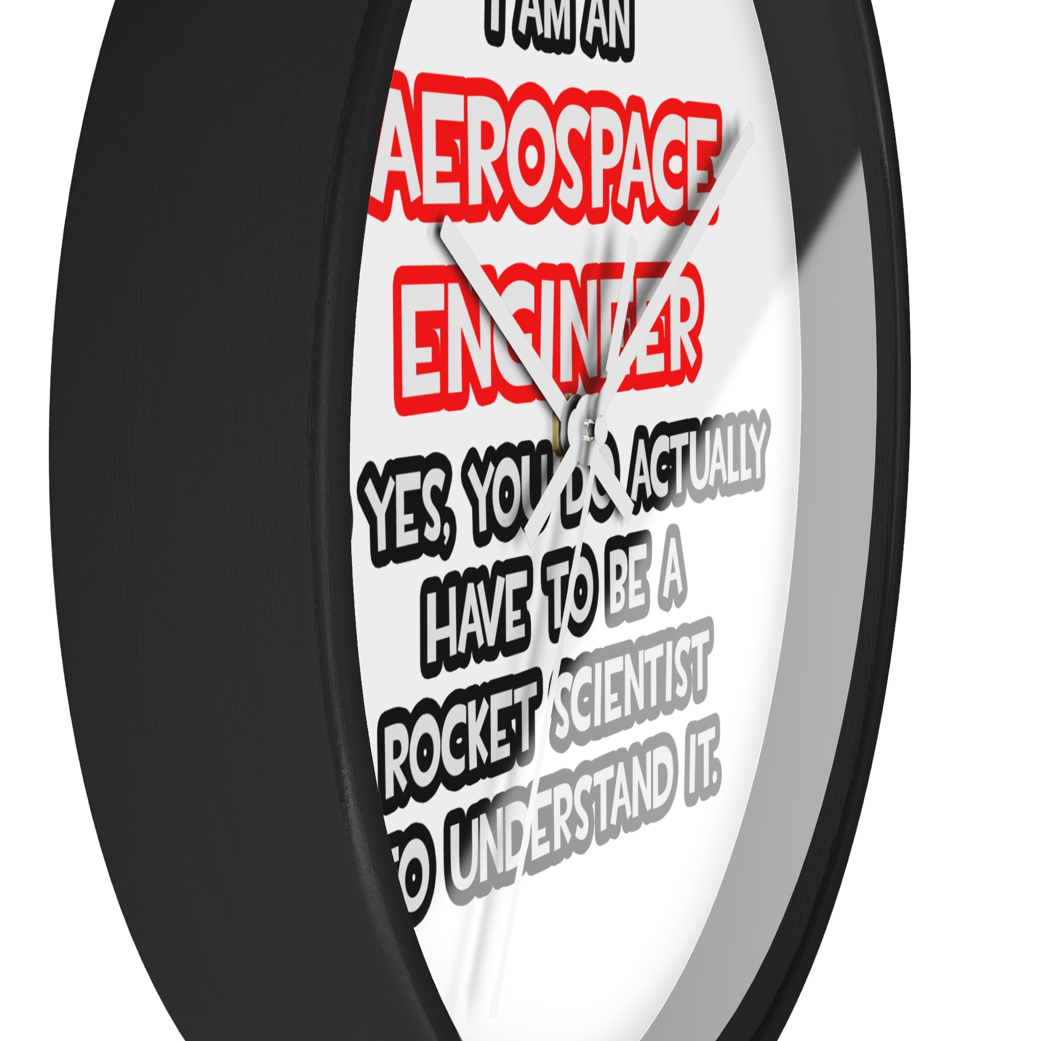 Rocket Scientist .. Funny Aerospace Engineer - Wall Clock