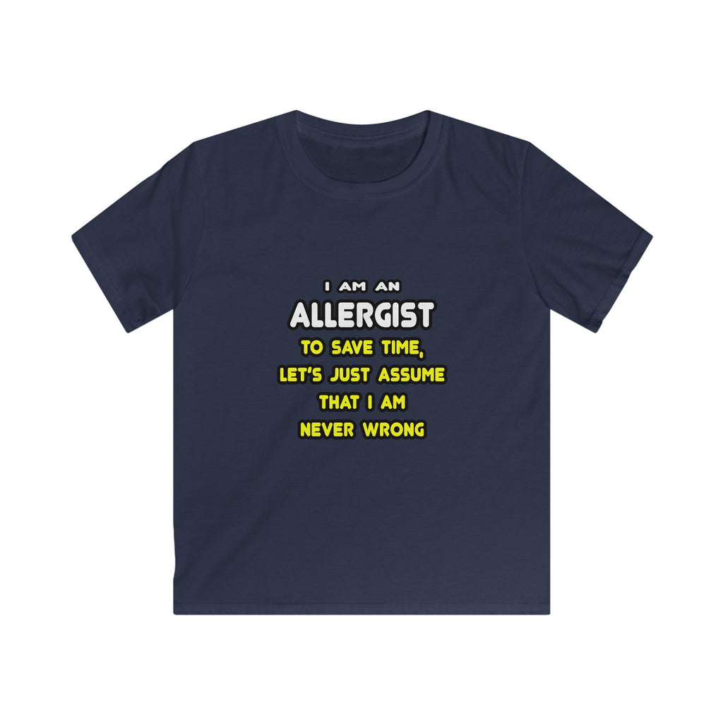 Funny Allergist T Shirts and Gifts - Kids Softstyle Tee