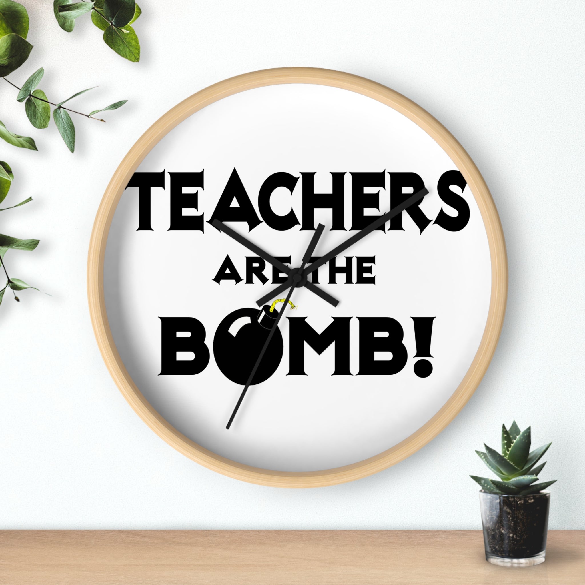 Teachers Are The Bomb! - Wall Clock