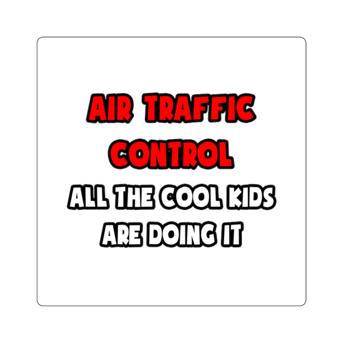 Funny Air Traffic Controller Shirts - Square Stickers