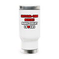 Critical Care Nurses Make Great Lovers - Stainless Steel Travel Mug with Handle, 14oz