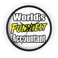 World's Funniest Accountant - Wall Clock