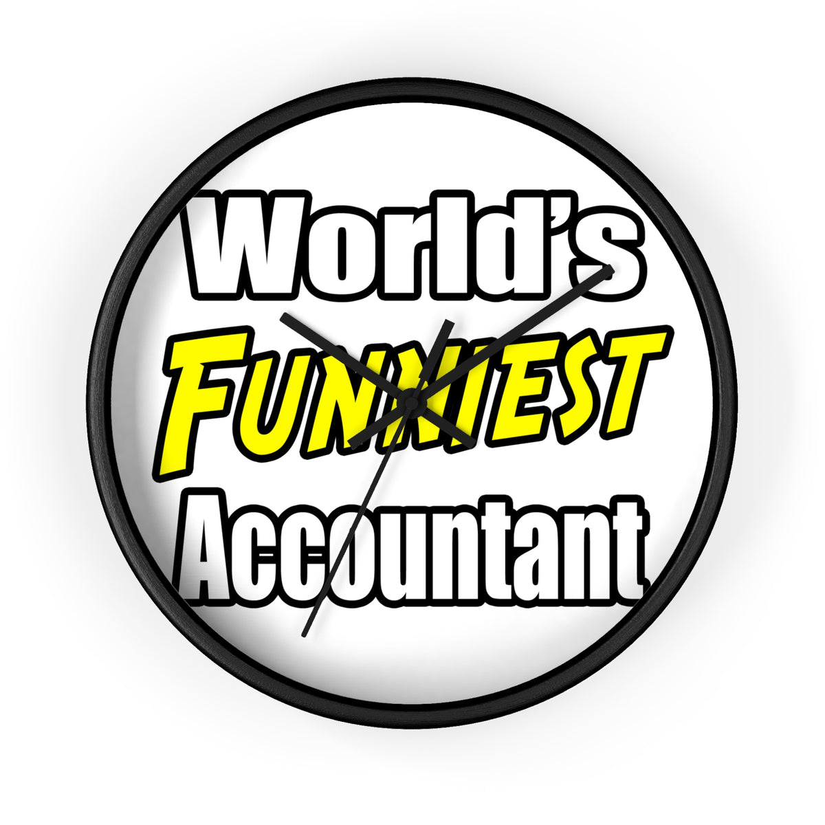 World's Funniest Accountant - Wall Clock
