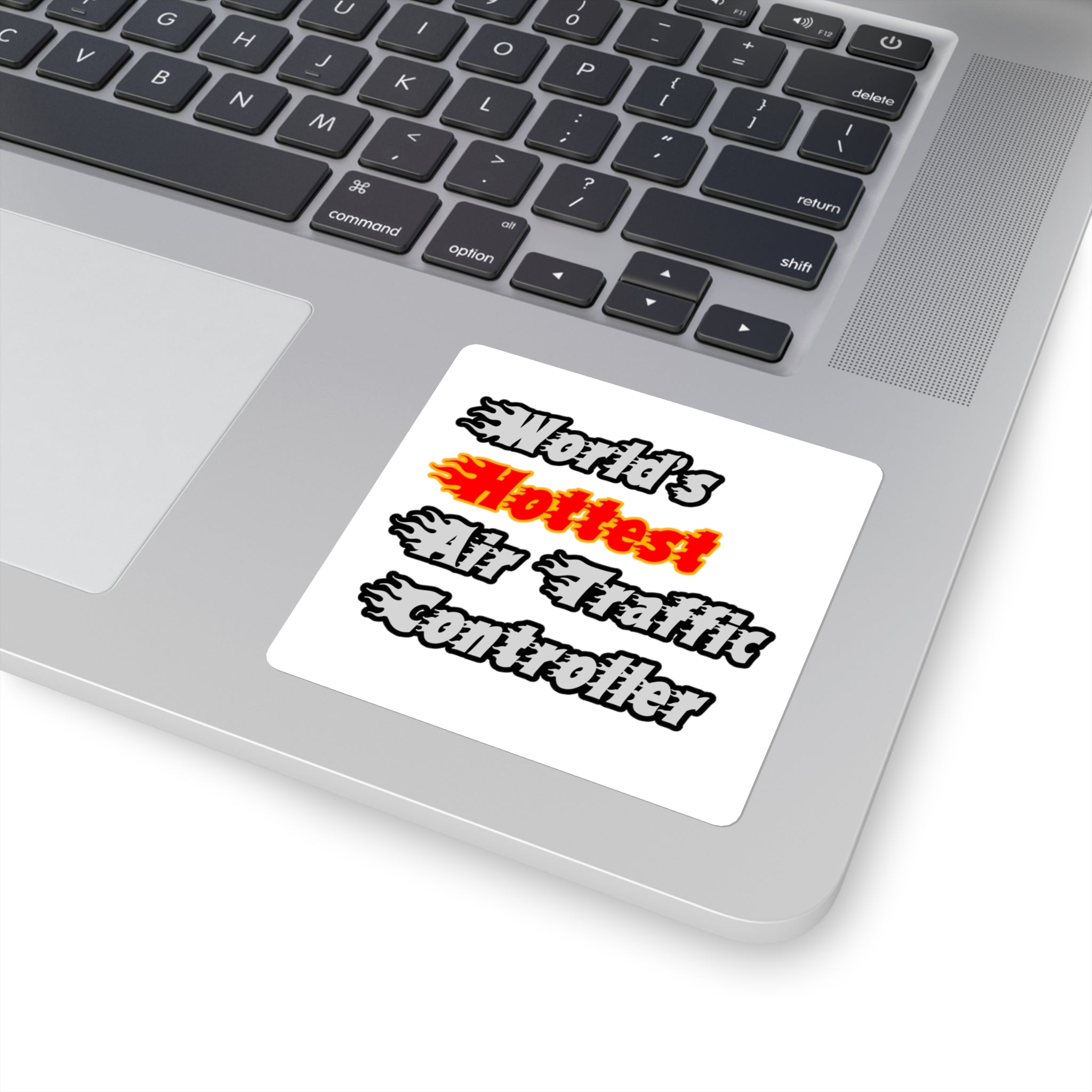 World's Hottest Air Traffic Controller - Square Stickers