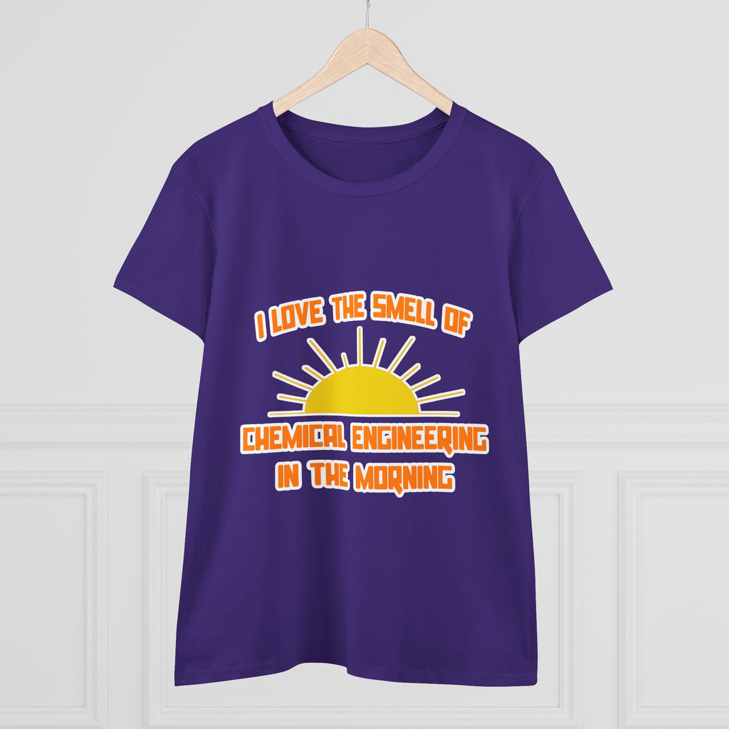Smell of Chemical Engineering in the Morning - Women's Midweight Cotton Tee