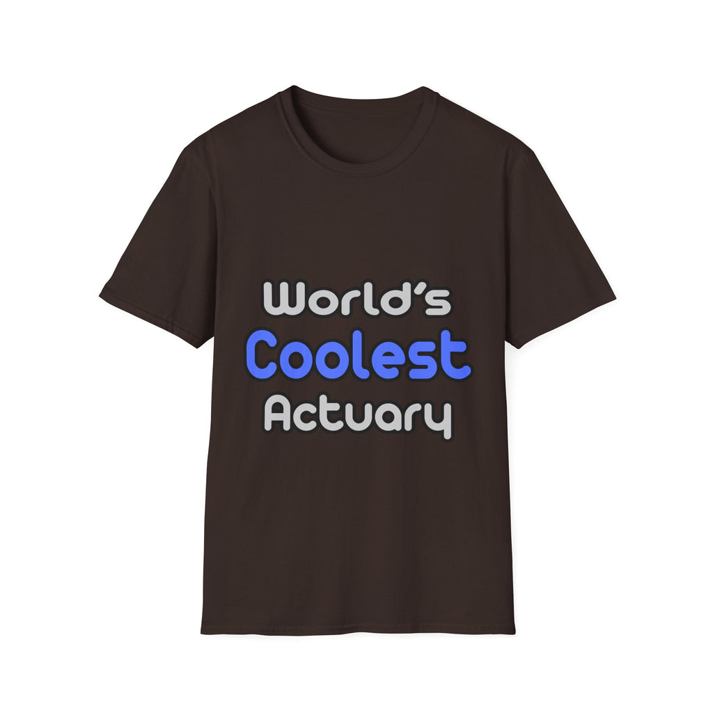 World's Coolest Actuary - Unisex Softstyle T-Shirt