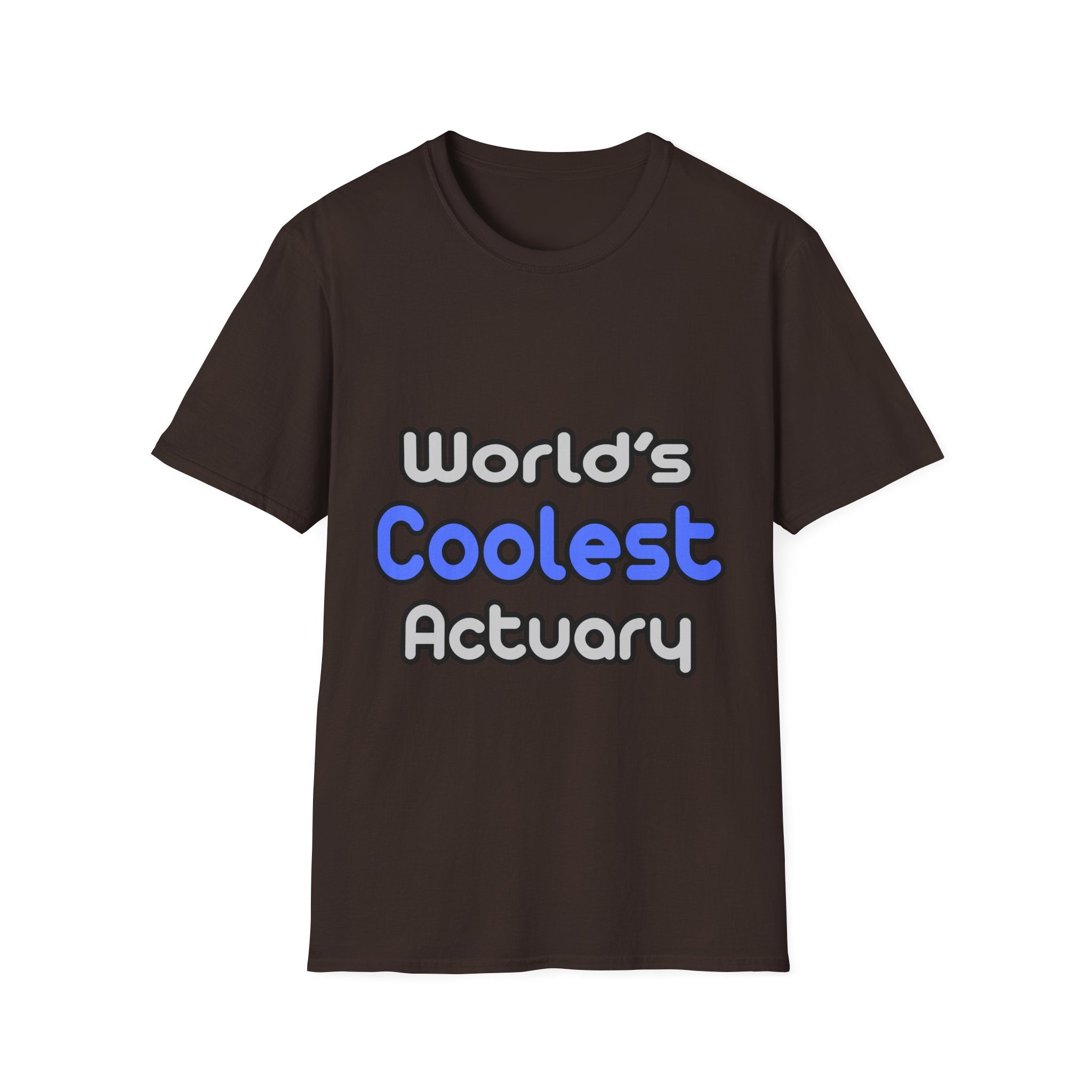 World's Coolest Actuary - Unisex Softstyle T-Shirt