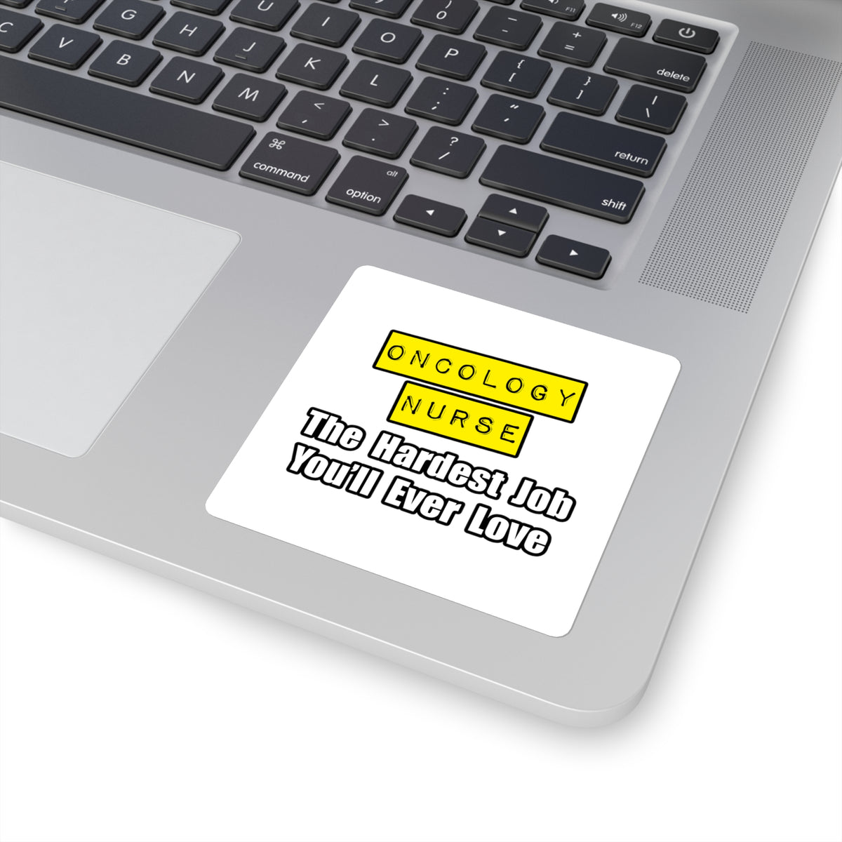 Oncology Nurse...Hardest Job You'll Ever Love - Square Stickers