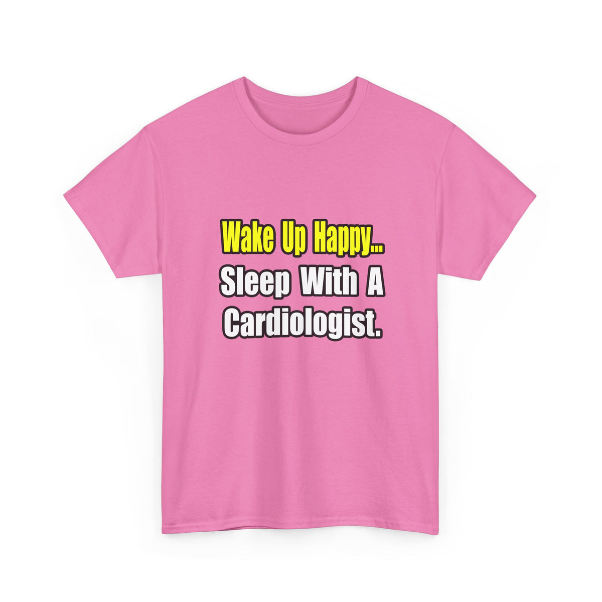 Sleep With a Cardiologist - Unisex Heavy Cotton Tee