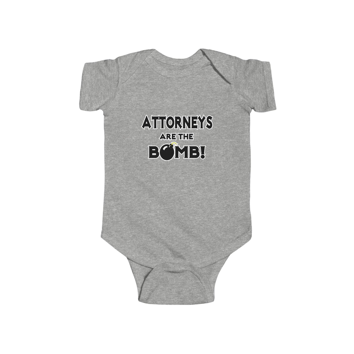 Attorneys Are The Bomb! - Infant Fine Jersey Bodysuit