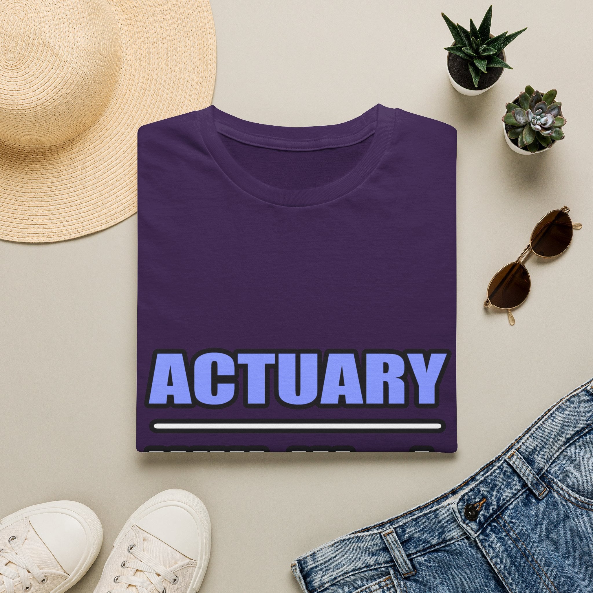 Actuary...Will Work For Beer - Unisex Softstyle T-Shirt