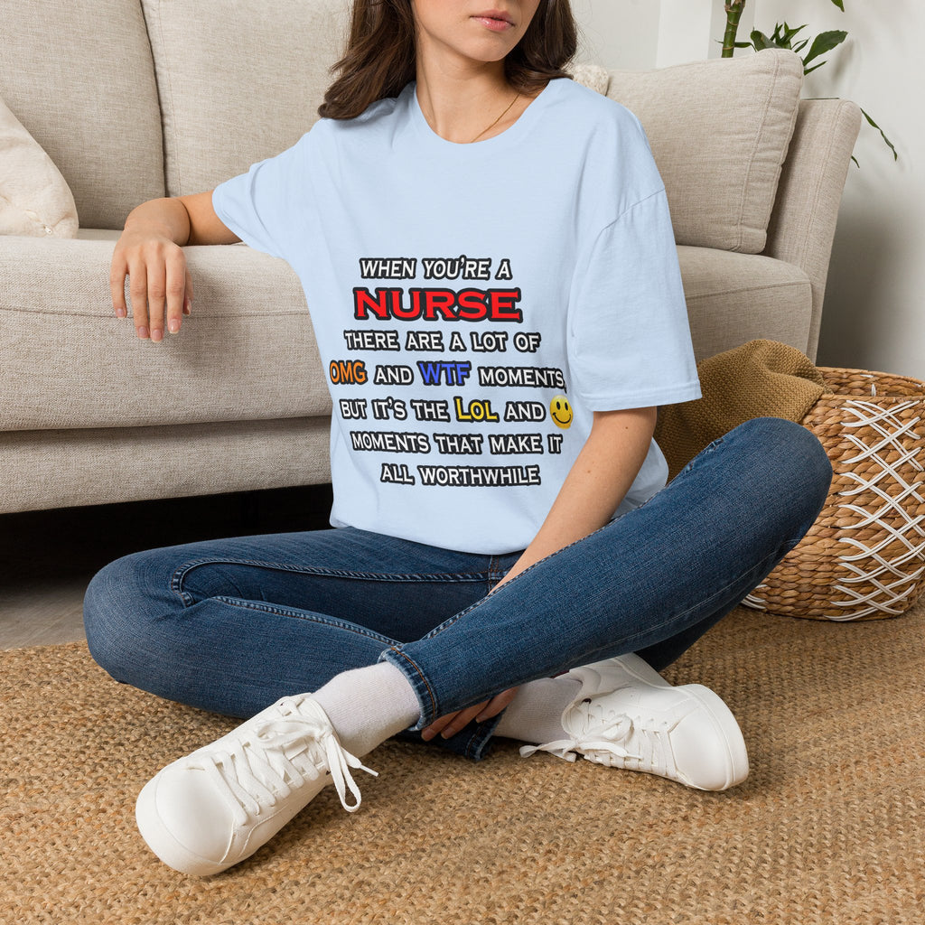 Nurse ... OMG WTF LOL - Unisex Softstyle T-Shirt