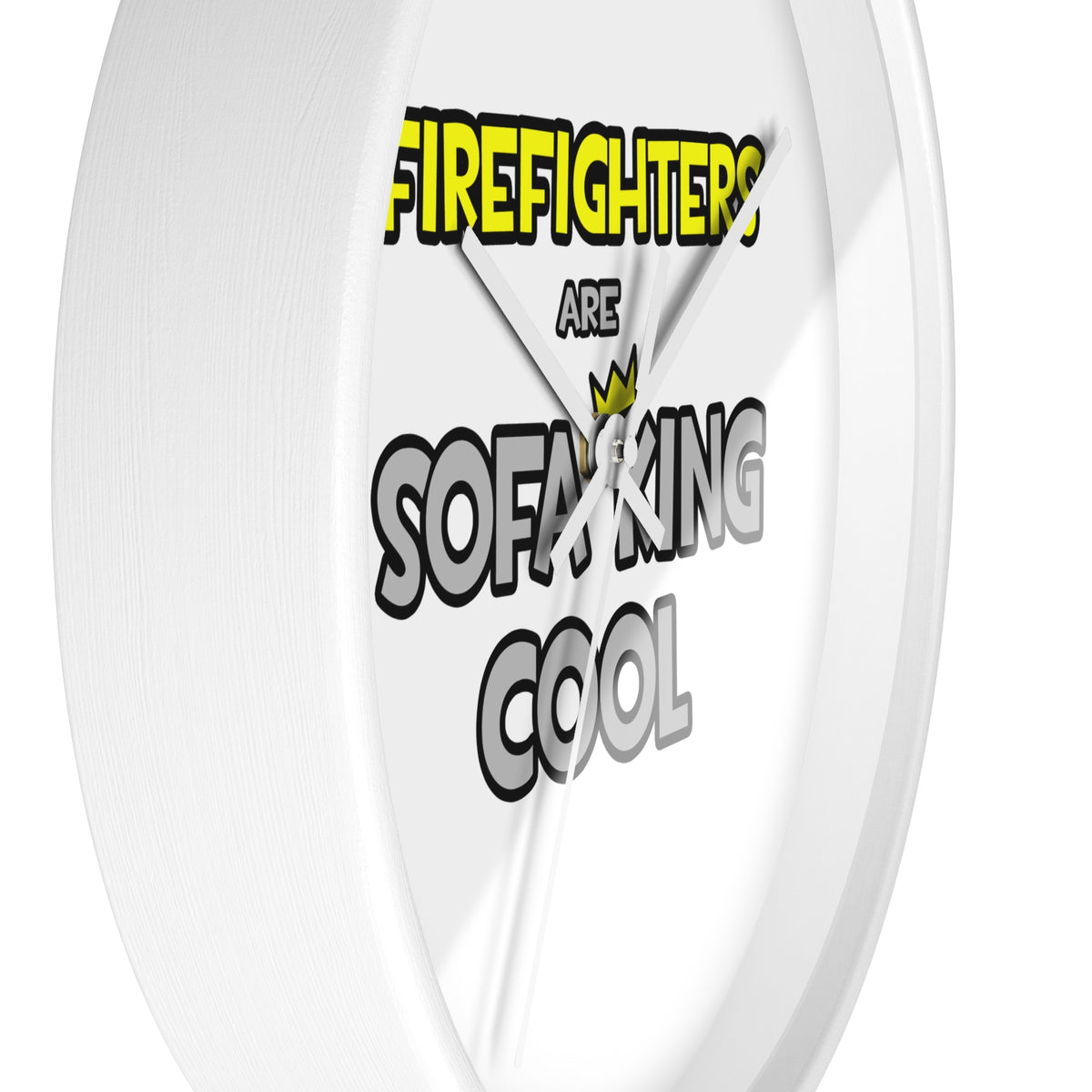 Firefighters Are Sofa King Cool - Wall Clock