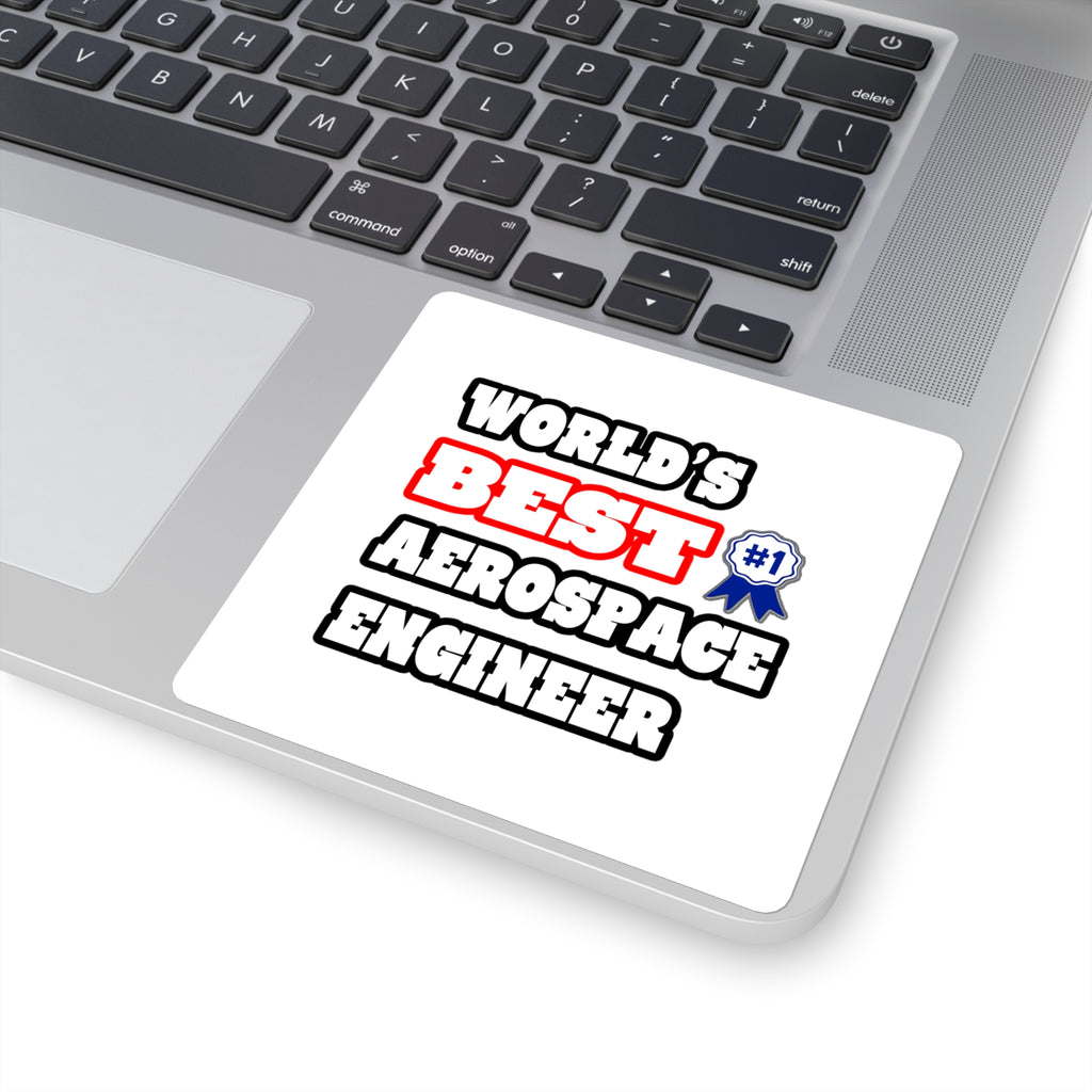 World's Best Aerospace Engineer - Square Stickers