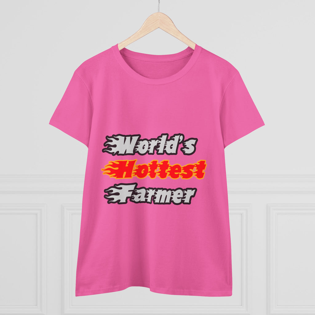 World's Hottest Farmer - Women's Midweight Cotton Tee