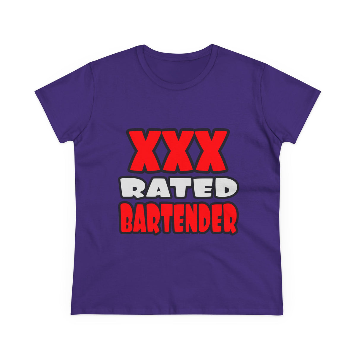 XXX Rated Bartender - Women's Midweight Cotton Tee