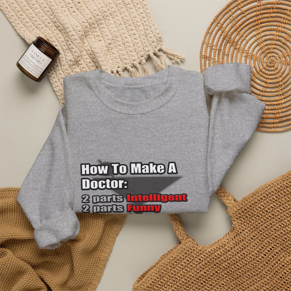 How To Make a Doctor - Unisex Heavy Blend™ Crewneck Sweatshirt