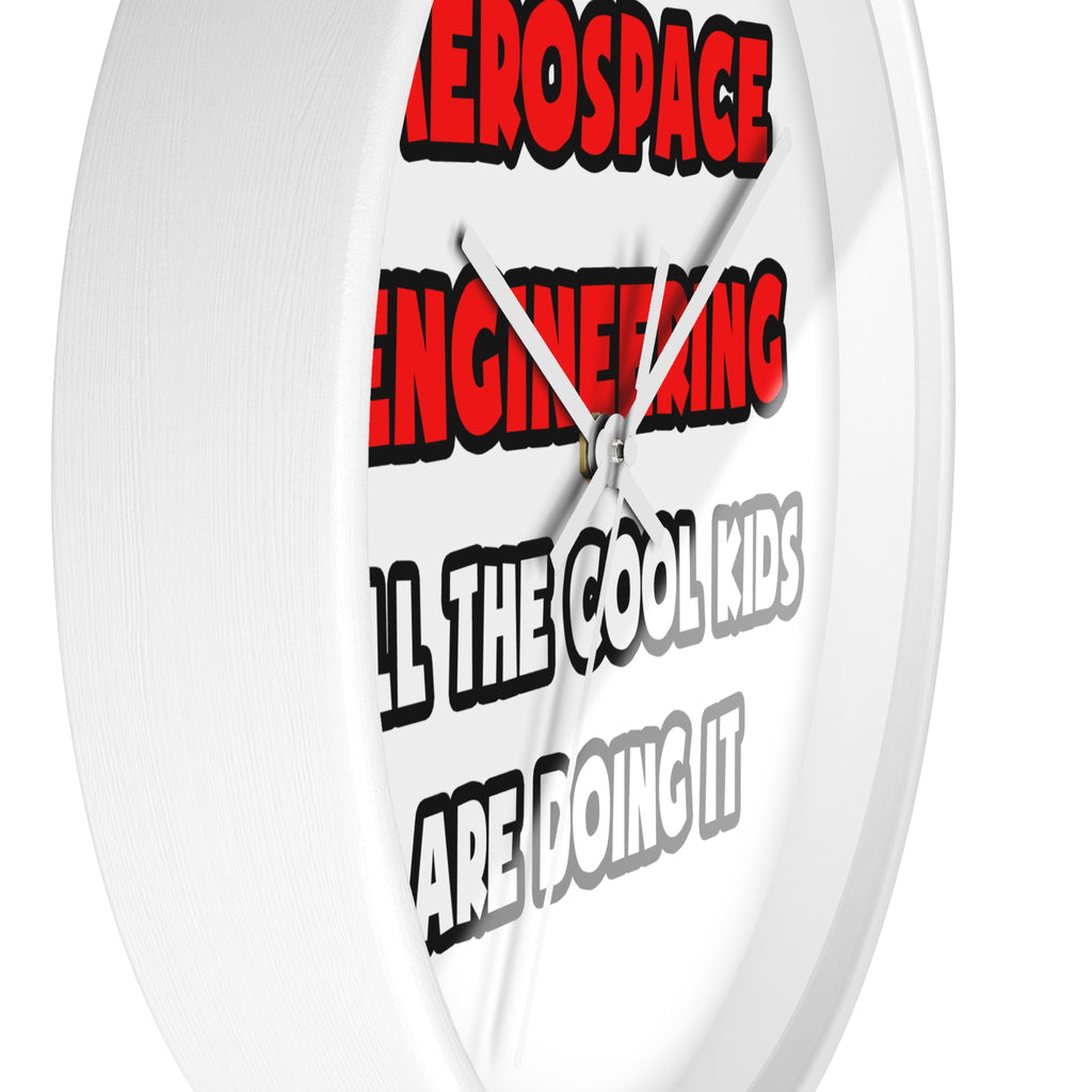 Funny Aerospace Engineer Shirts and Gifts - Wall Clock