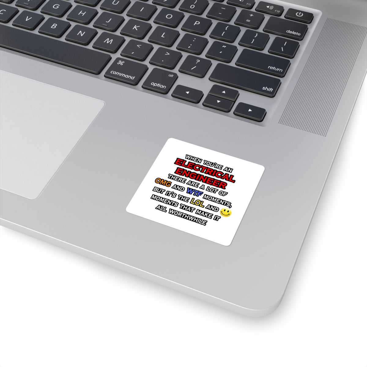 Funny Electrical Engineer ... OMG WTF LOL - Square Stickers