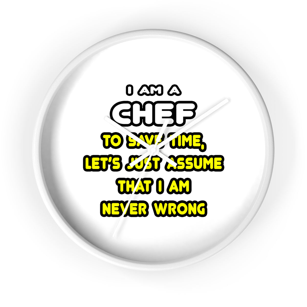 Funny Chef T Shirts and Gifts - Wall Clock