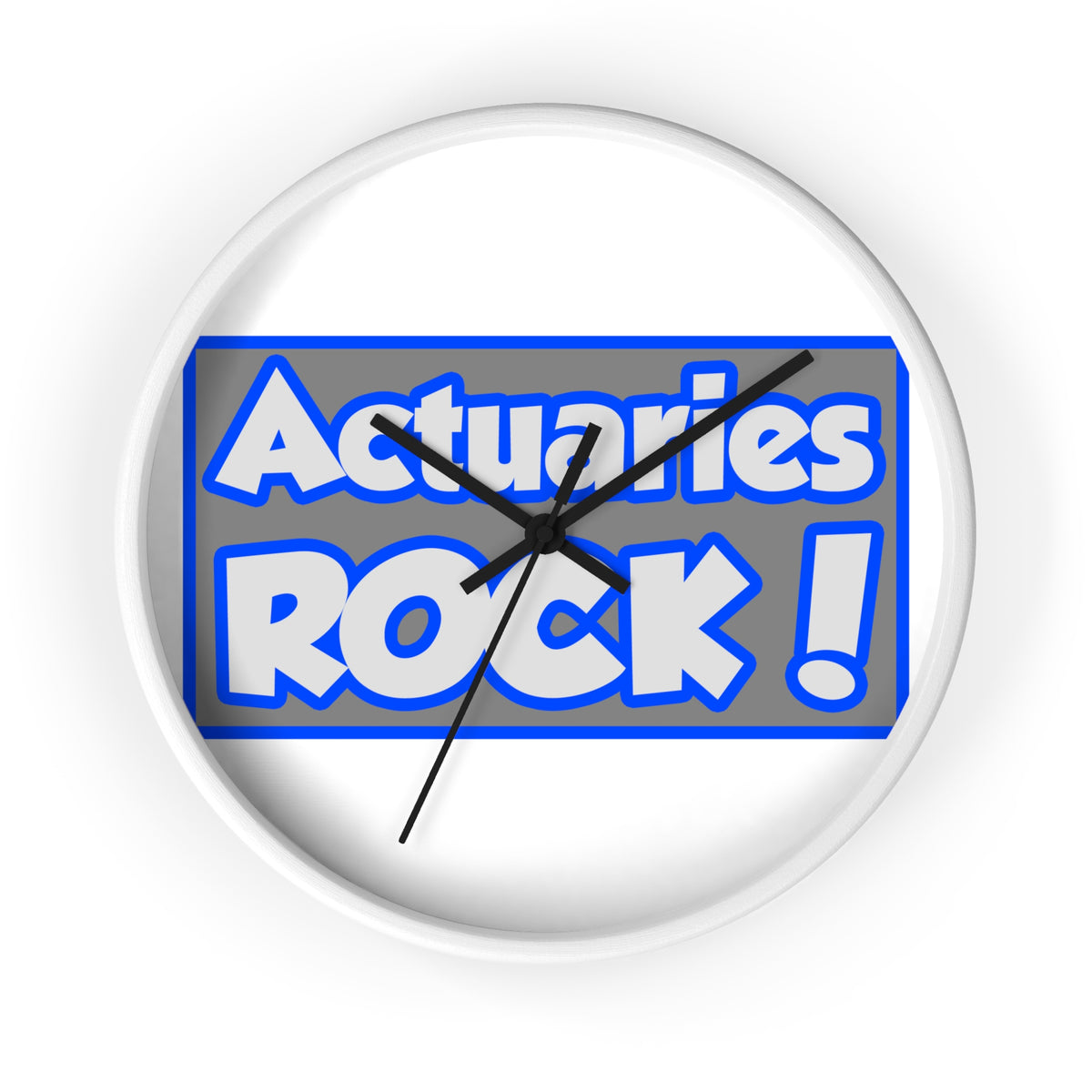 Actuaries Rock! - Wall Clock