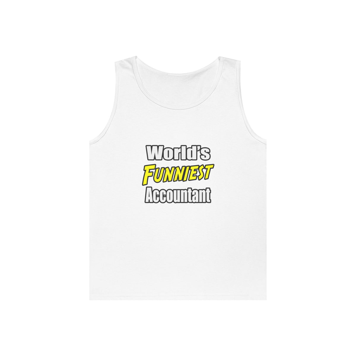 World's Funniest Accountant - Unisex Heavy Cotton Tank Top