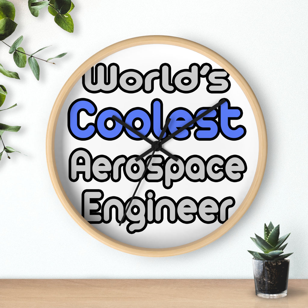World's Coolest Aerospace Engineer - Wall Clock