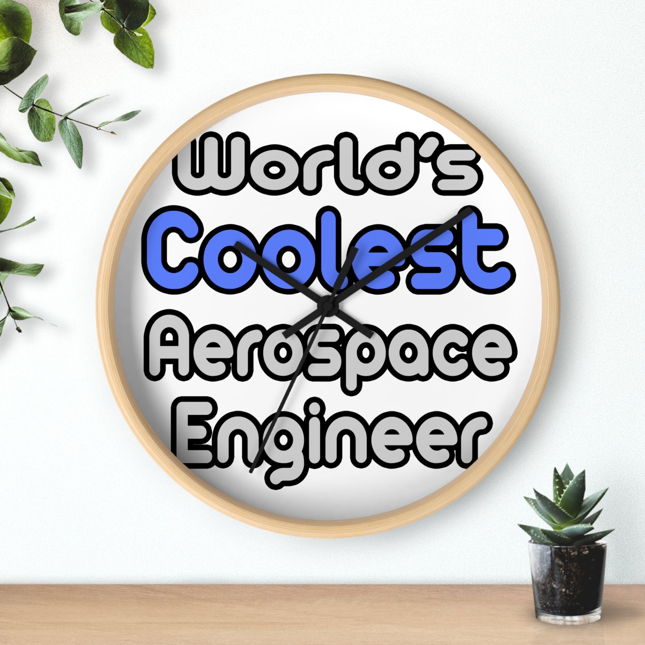 World's Coolest Aerospace Engineer - Wall Clock