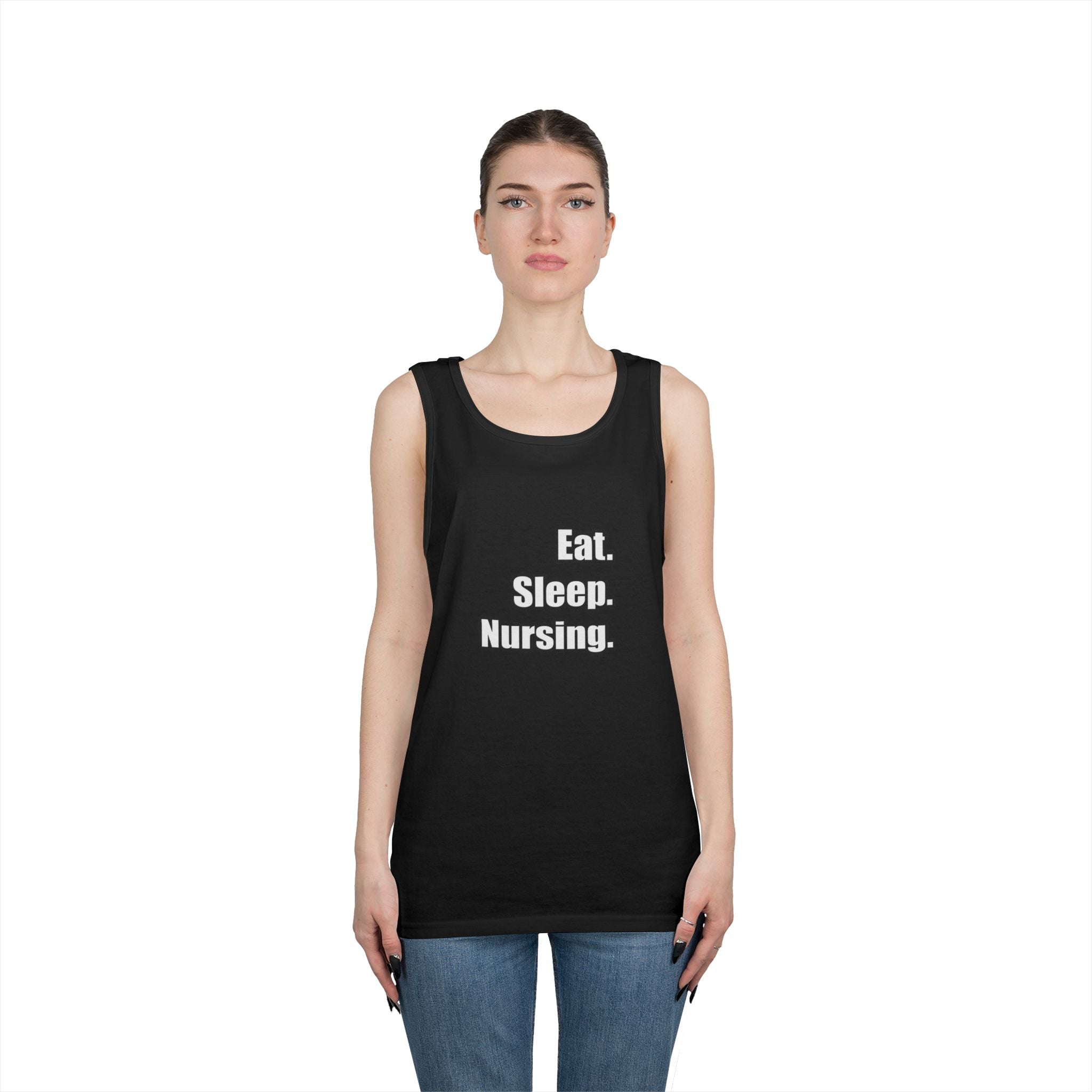 Eat. Sleep. Nursing. - Unisex Heavy Cotton Tank Top