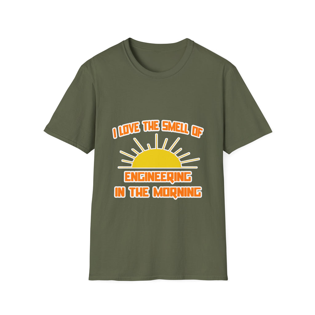 Smell of Engineering in the Morning - Unisex Softstyle T-Shirt