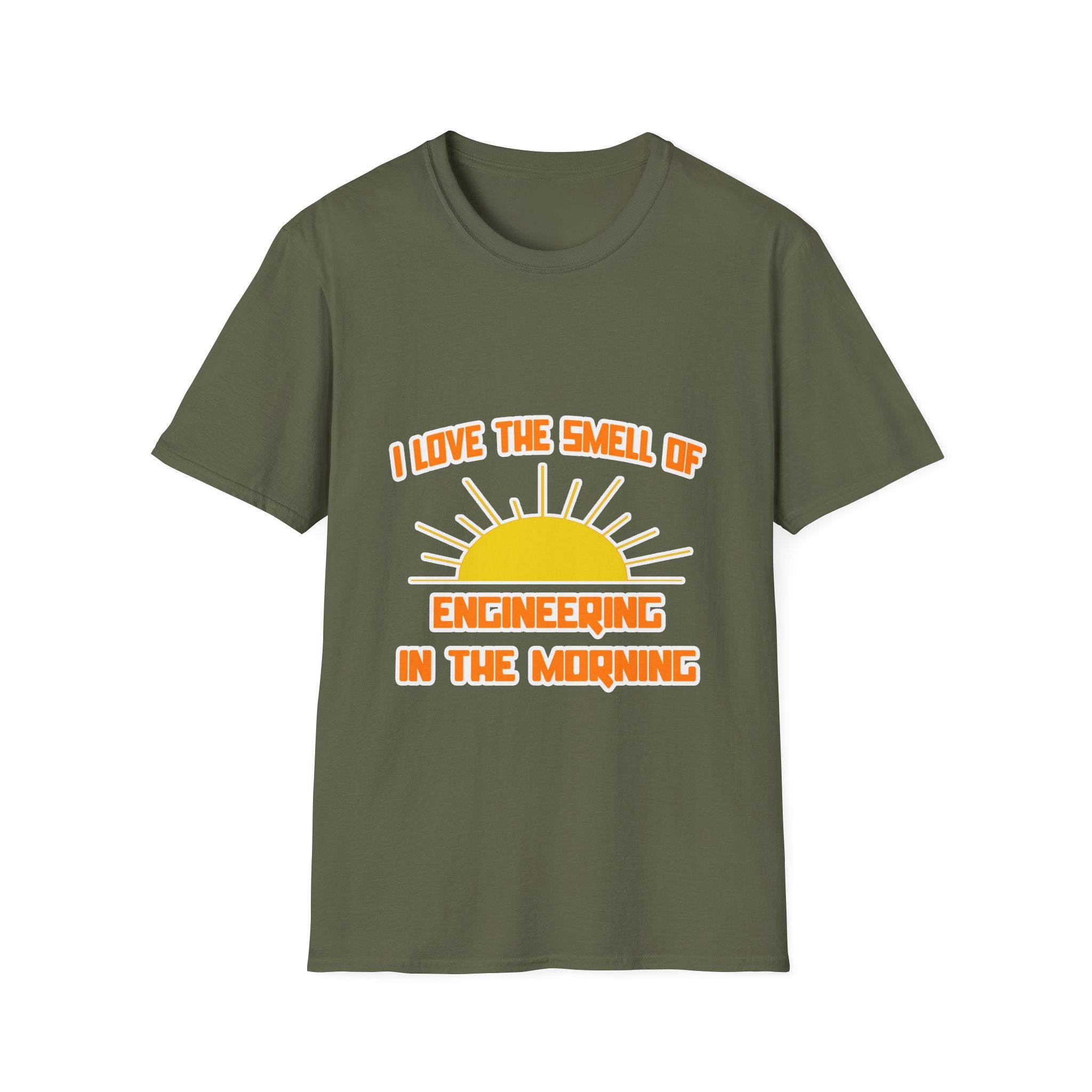 Smell of Engineering in the Morning - Unisex Softstyle T-Shirt