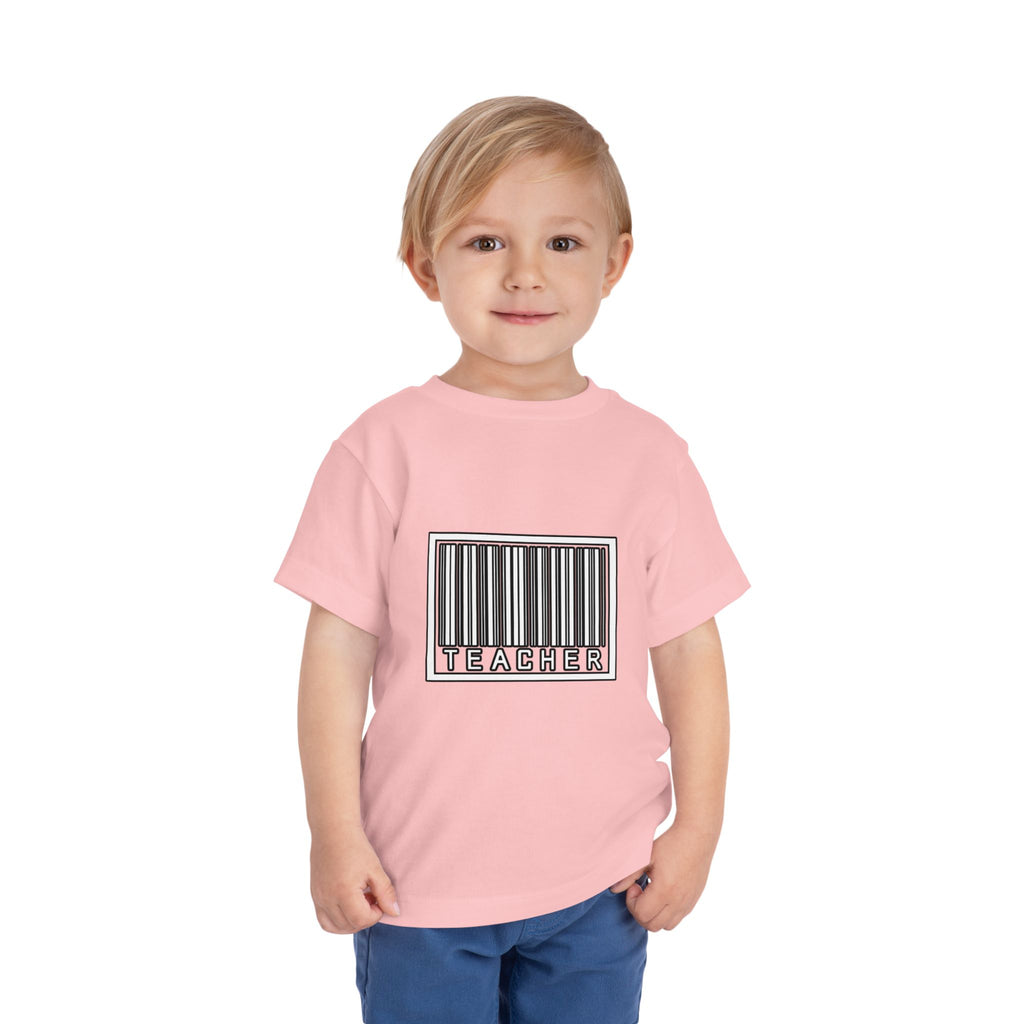 Barcode Teacher - Toddler Short Sleeve Tee