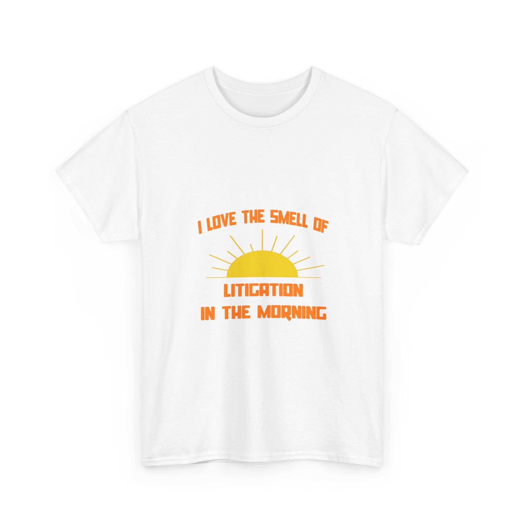 Smell of Litigation in the Morning - Unisex Heavy Cotton Tee