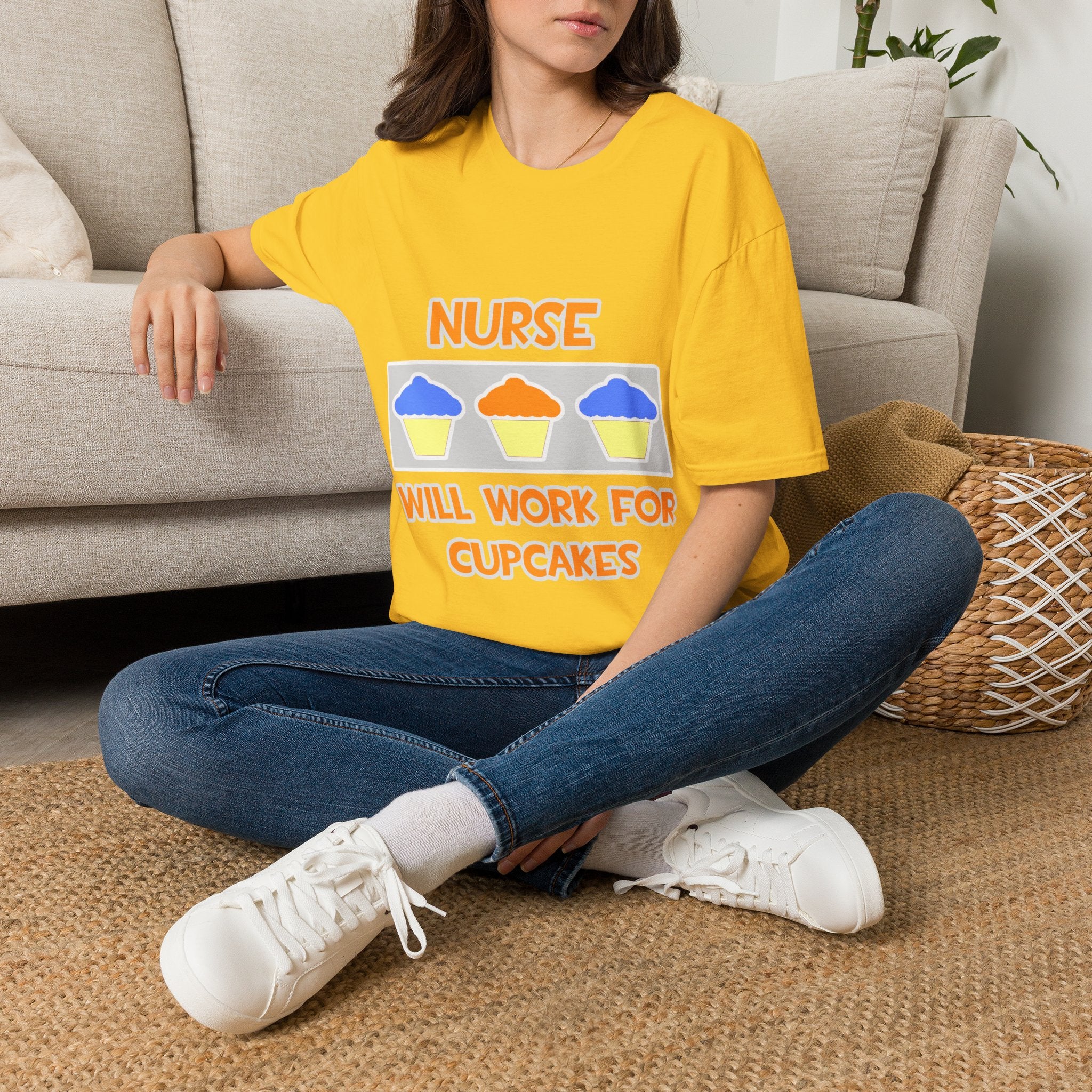Nurse ... Will Work For Cupcakes - Unisex Softstyle T-Shirt