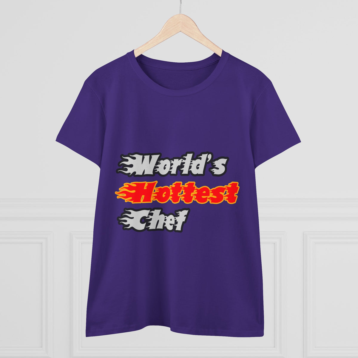 World's Hottest Chef - Women's Midweight Cotton Tee