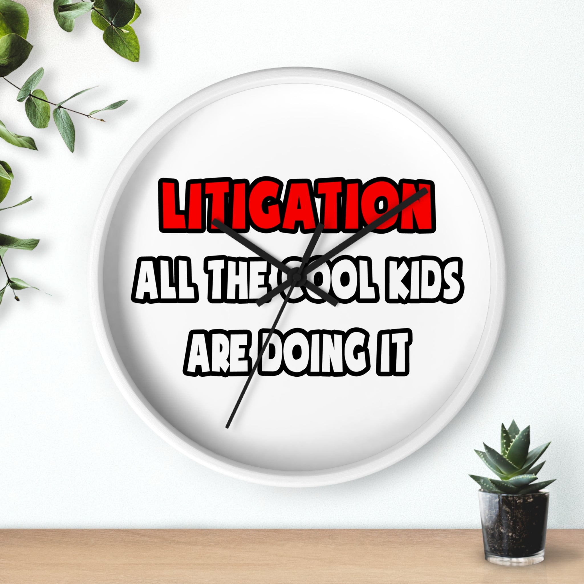 Funny Attorney Shirts and Gifts - Wall Clock