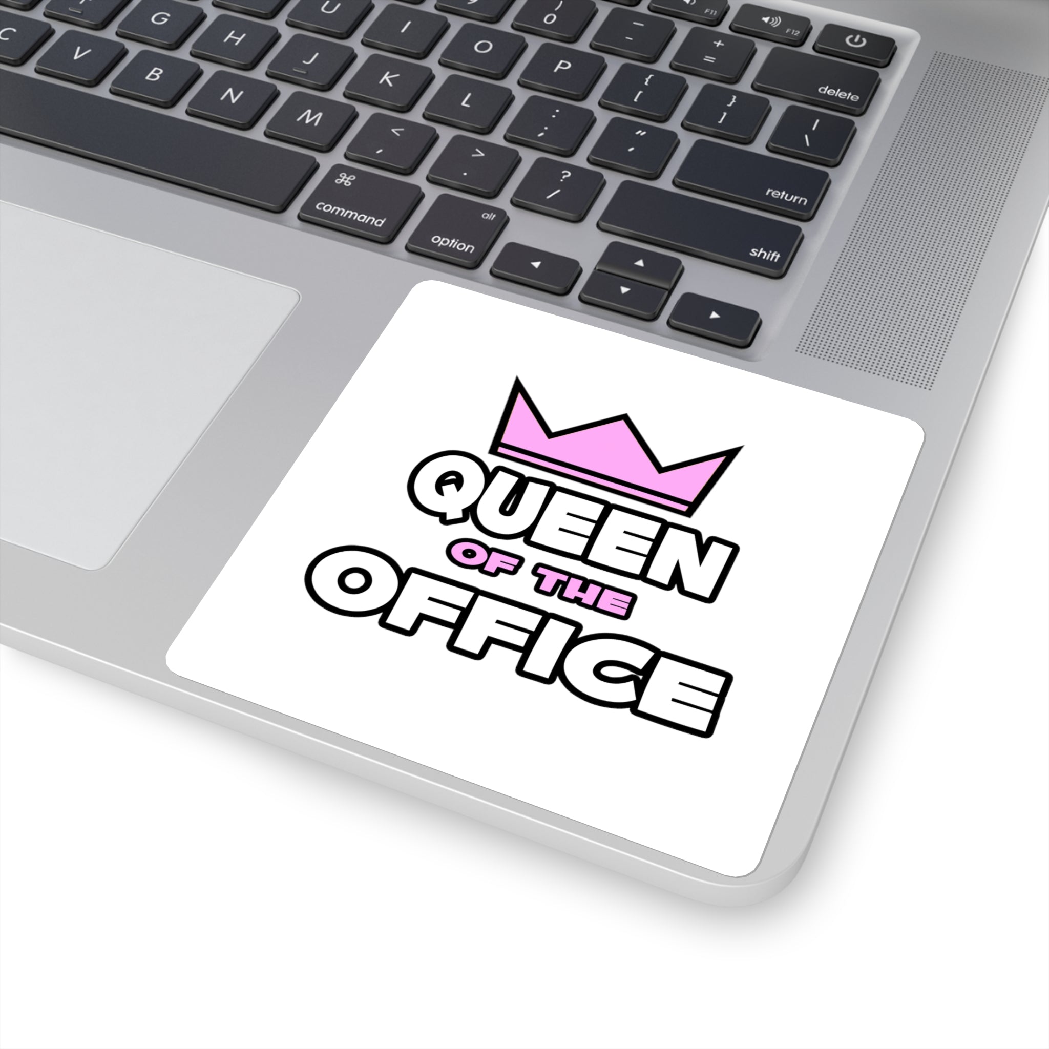 Queen of the Office - Square Stickers