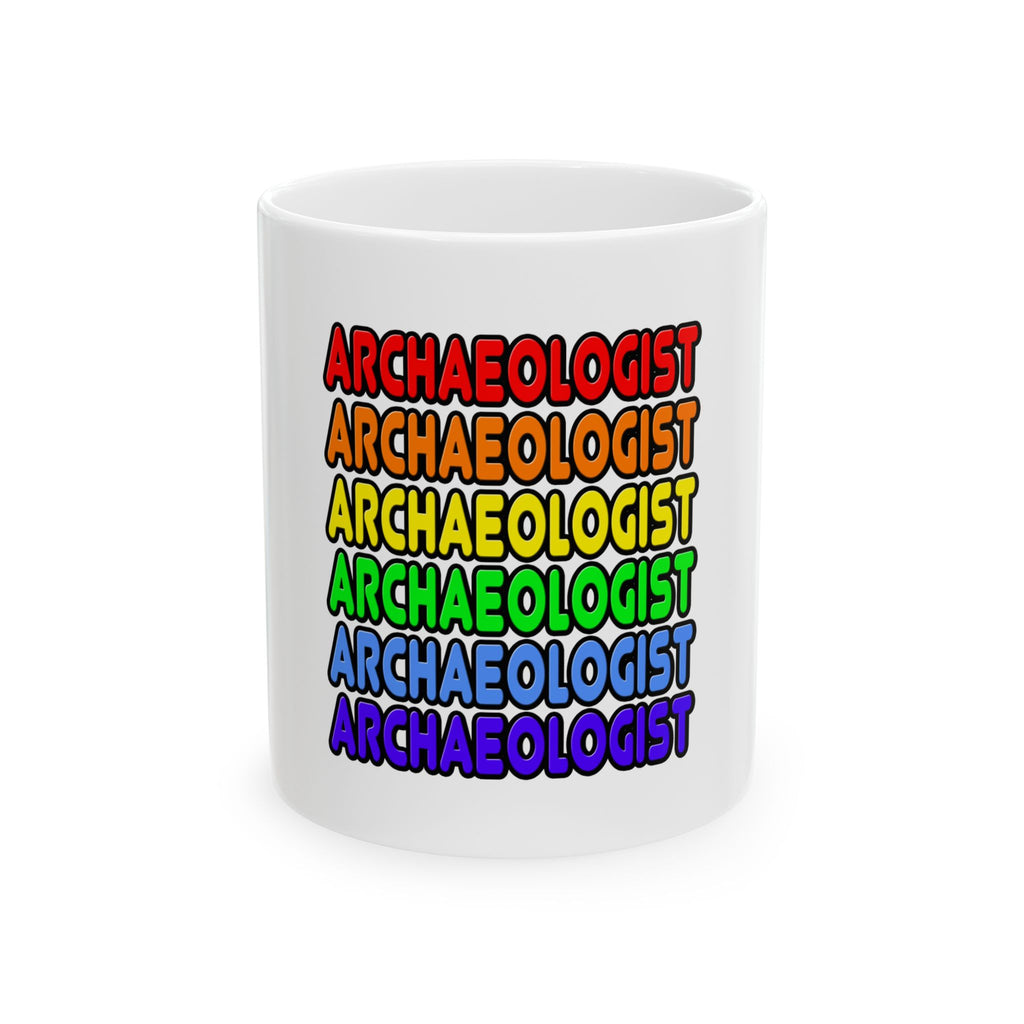 Rainbow Archaeologist - Ceramic Mug, (11oz, 15oz)