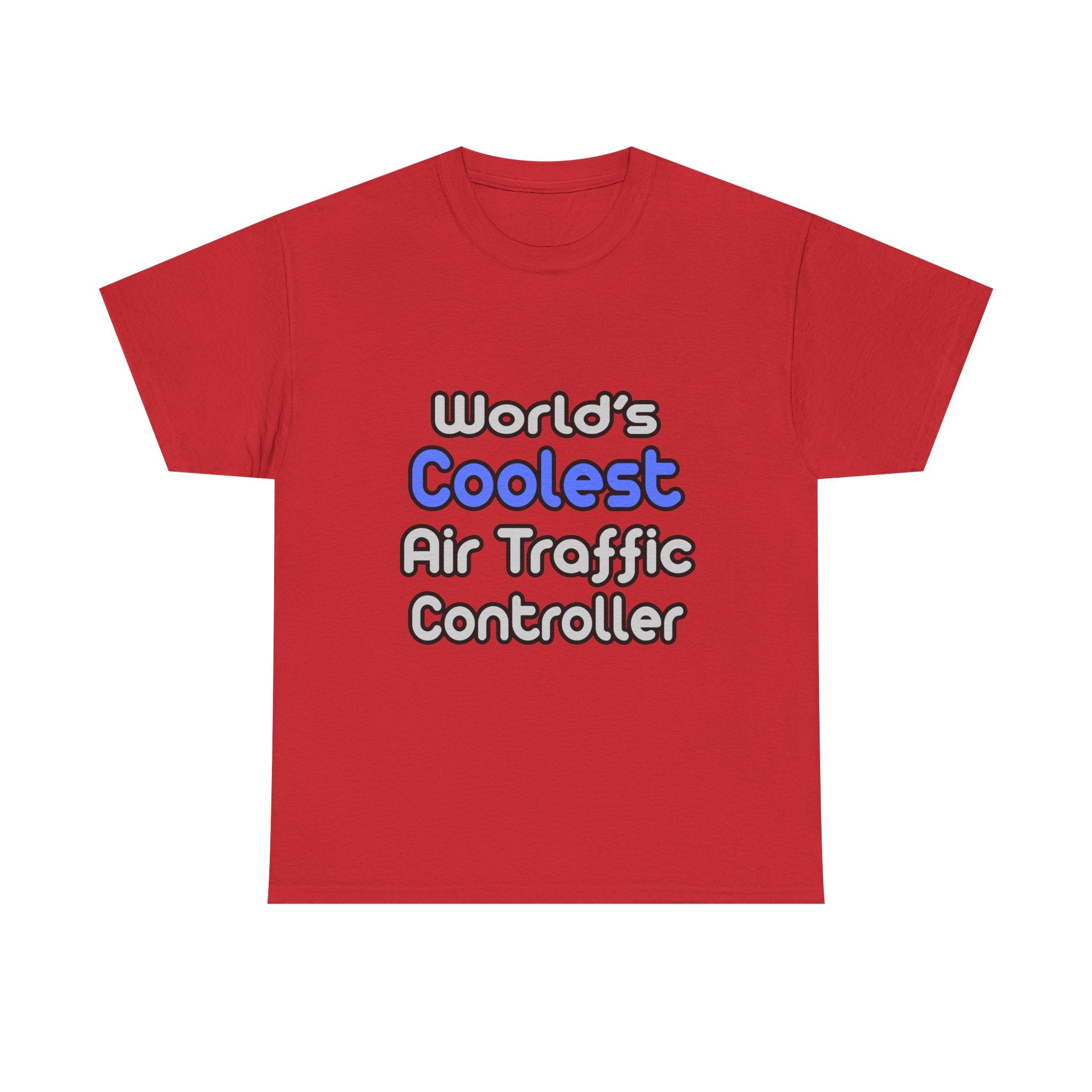 World's Coolest Air Traffic Controller - Unisex Heavy Cotton Tee