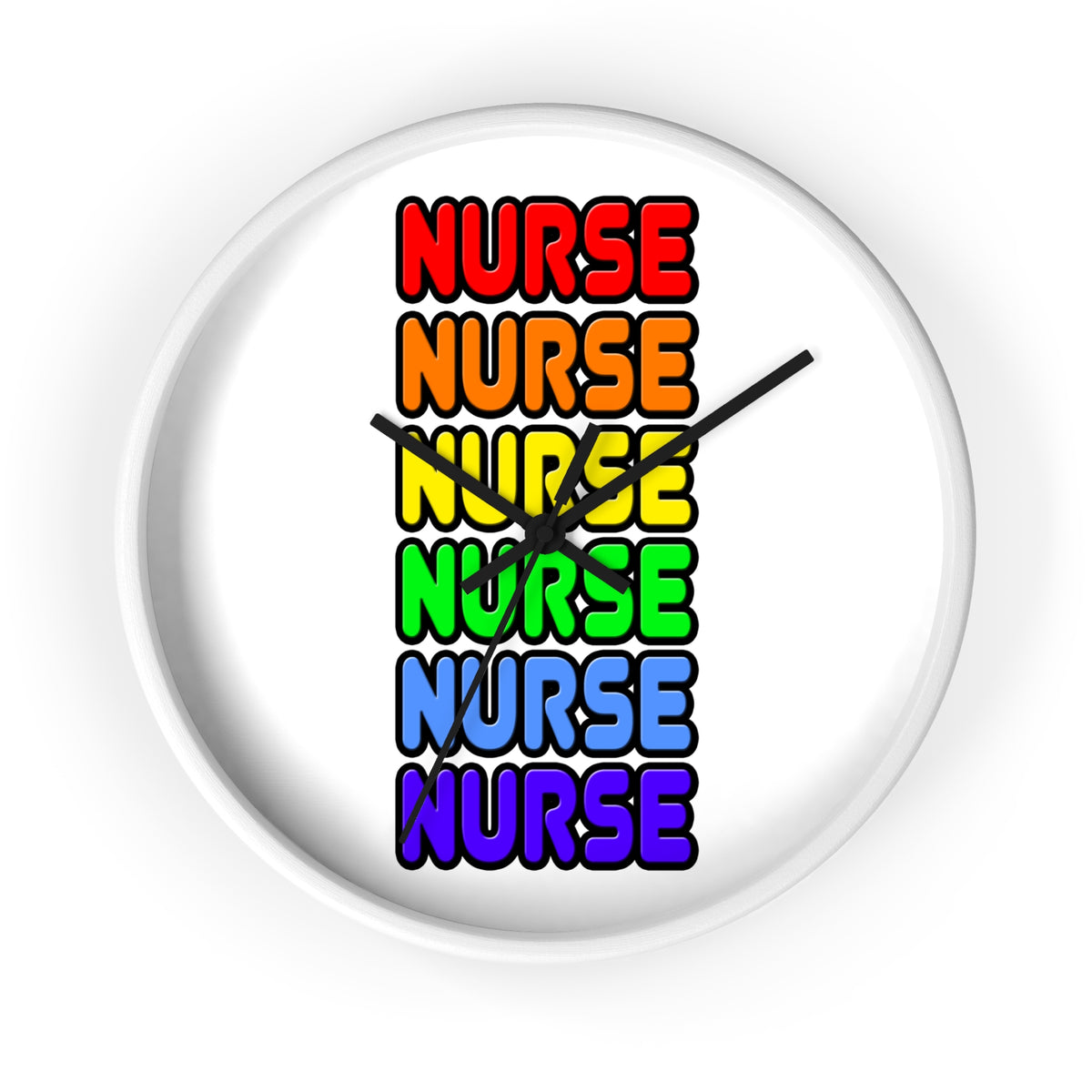 Rainbow Nurse - Wall Clock