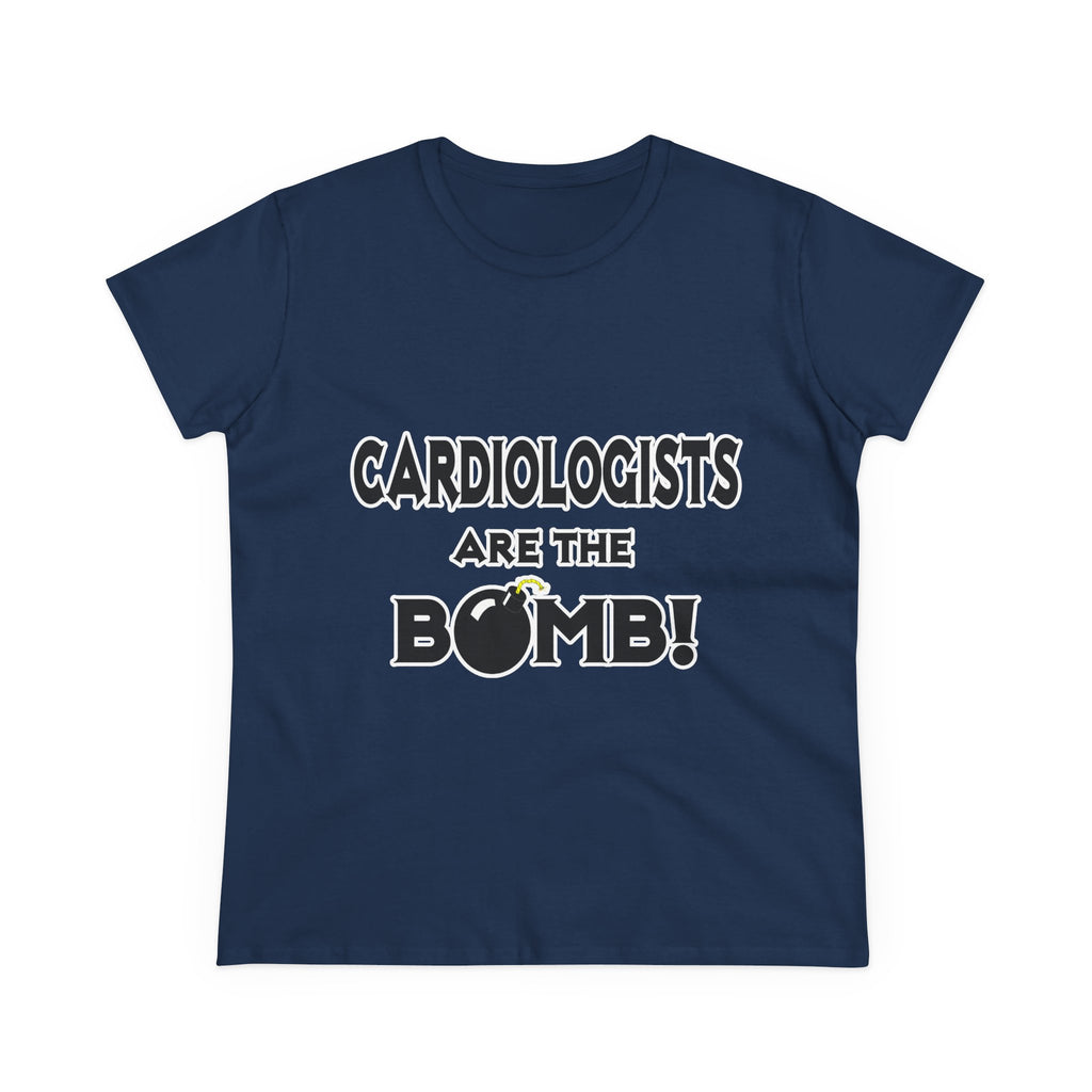 Cardiologists Are The Bomb! - Women's Midweight Cotton Tee