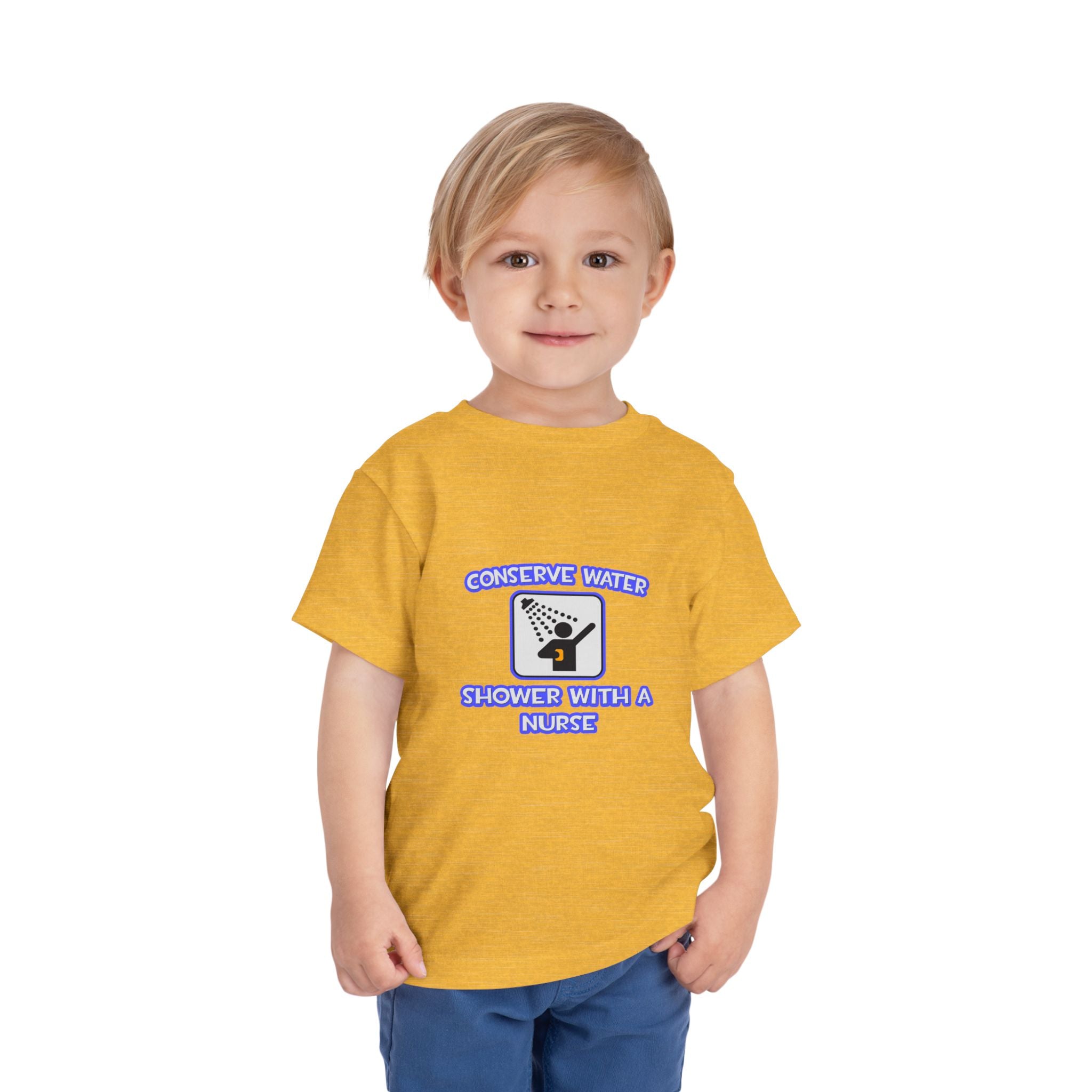 Conserve Water .. Shower With a Nurse - Toddler Short Sleeve Tee