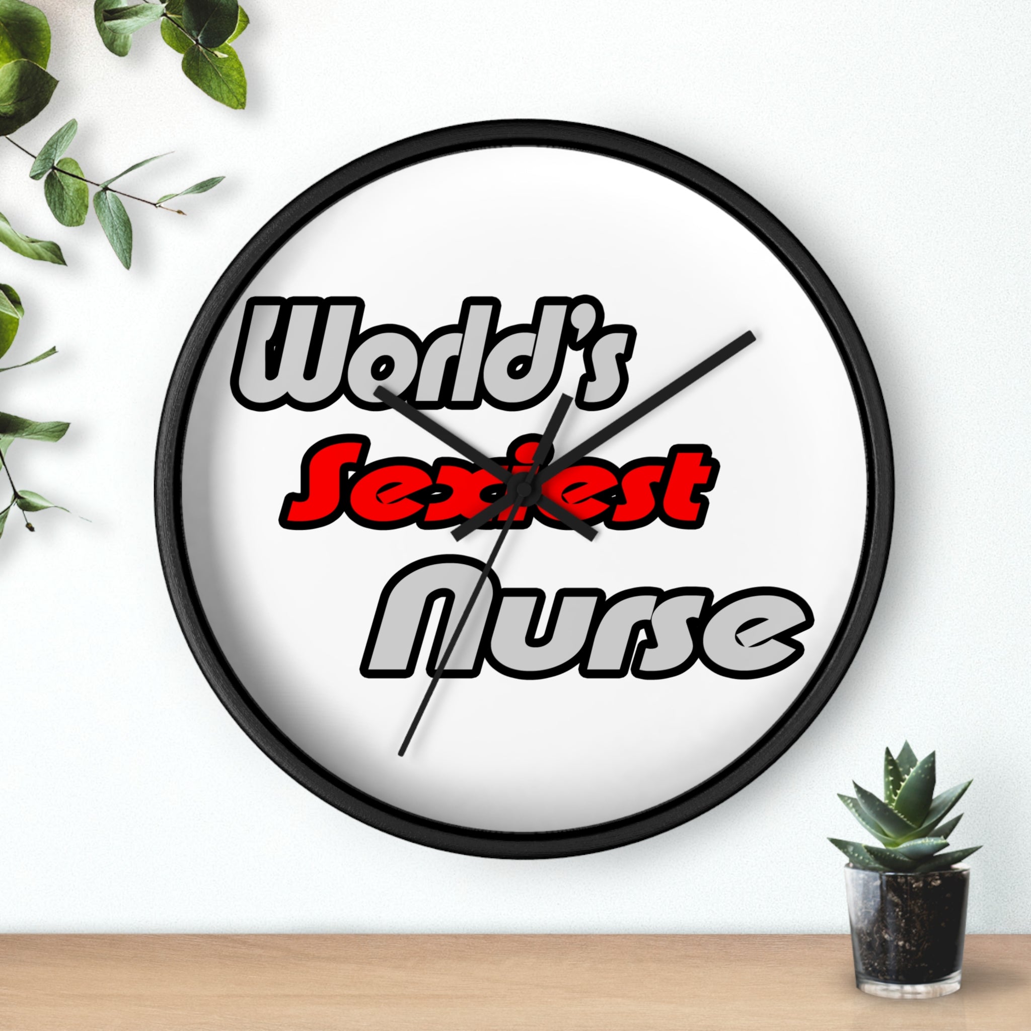 World's Sexiest Nurse - Wall Clock