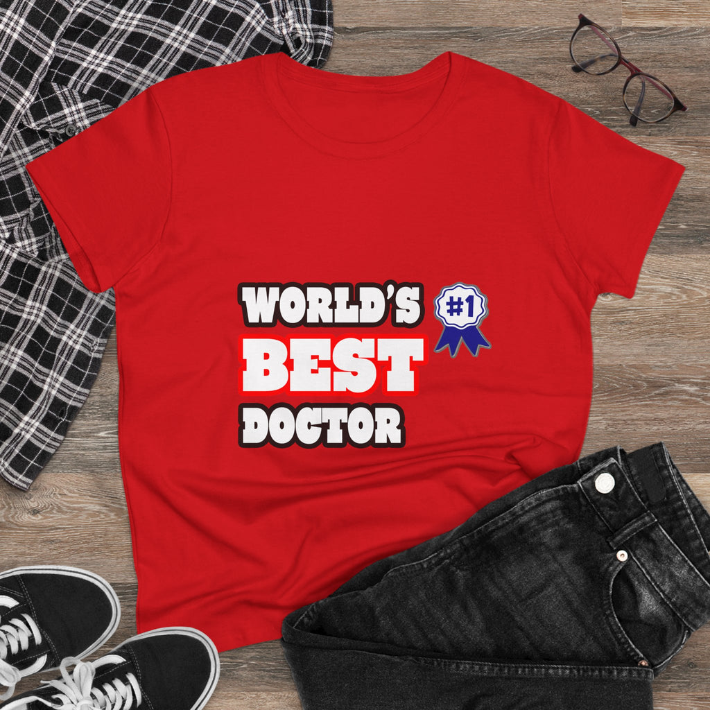 World's Best Doctor - Women's Midweight Cotton Tee