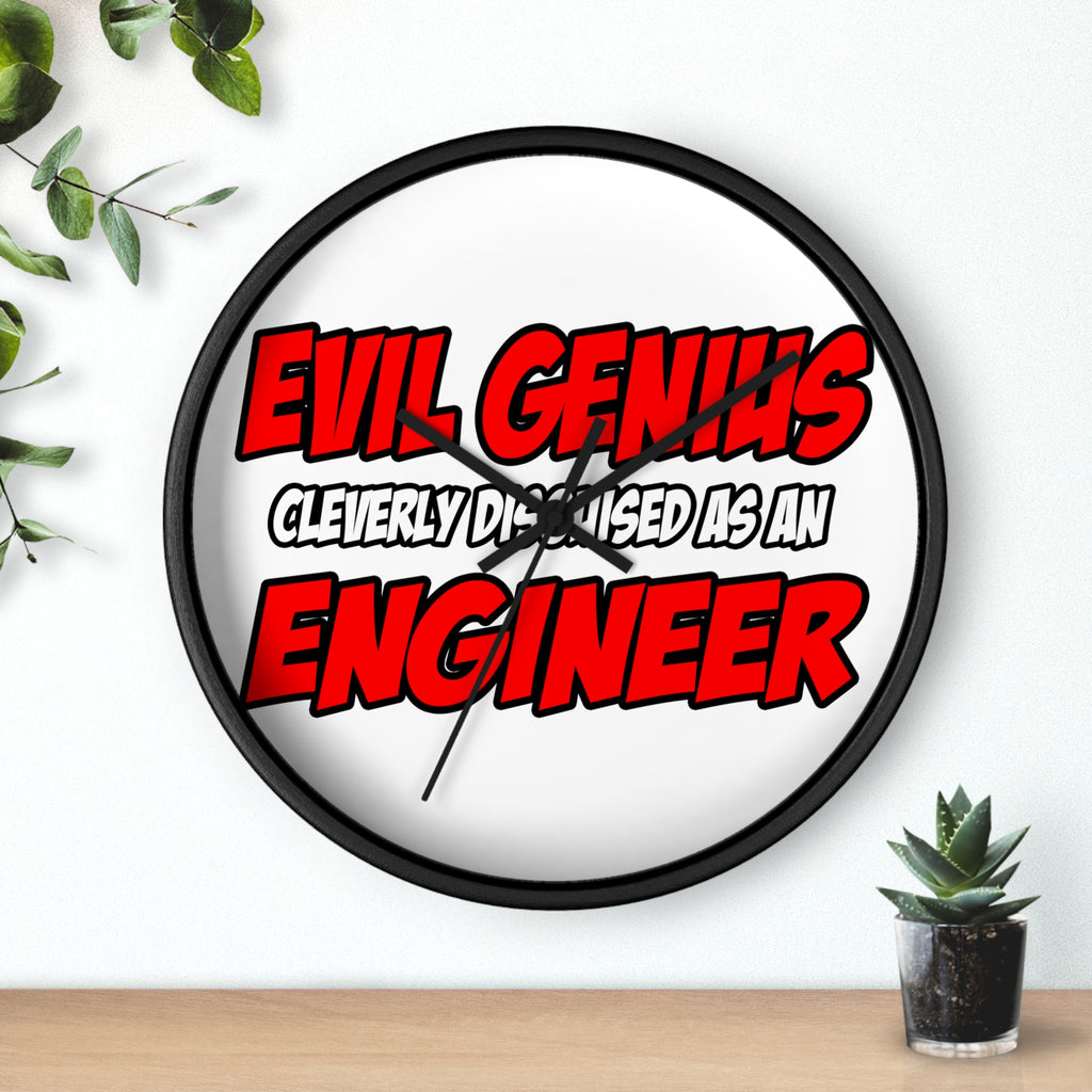 Evil Genius...Engineer - Wall Clock