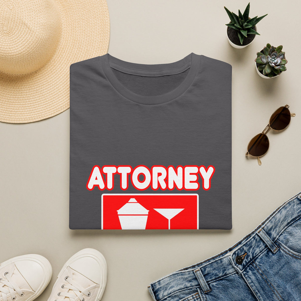 Attorney...Will Work For Cocktails - Unisex Softstyle T-Shirt