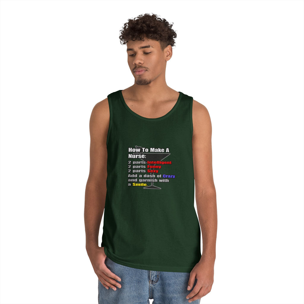 How To Make a Nurse - Unisex Heavy Cotton Tank Top
